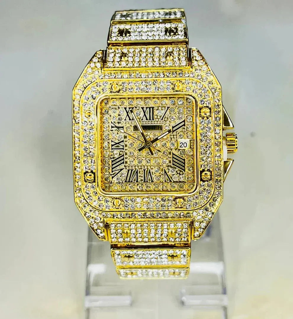 Women's Gold-Tone Elegant Wrist Watch – Ladies Fashion Watch