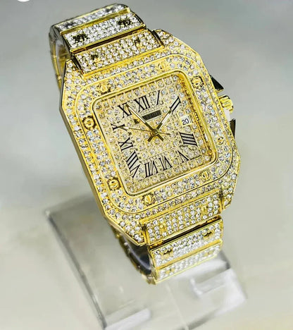 Women's Gold-Tone Elegant Wrist Watch – Ladies Fashion Watch