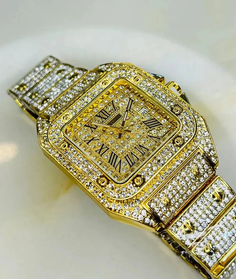 Women's Gold-Tone Elegant Wrist Watch – Ladies Fashion Watch