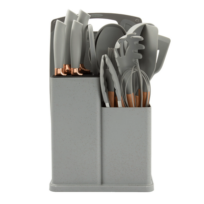 19PCS Kitchen Set – Complete Utensil & Knife Set