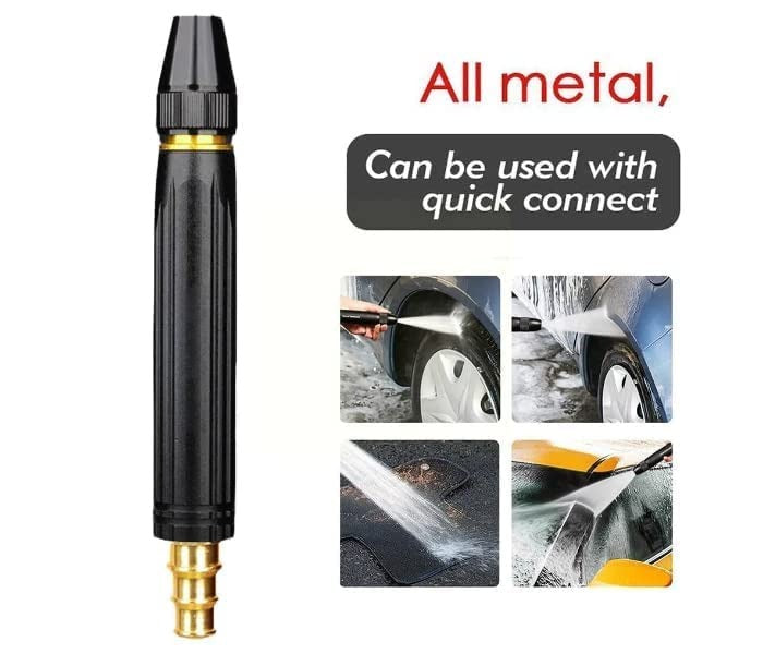 High Pressure Hose Nozzle – Adjustable Brass Water Spray Gun