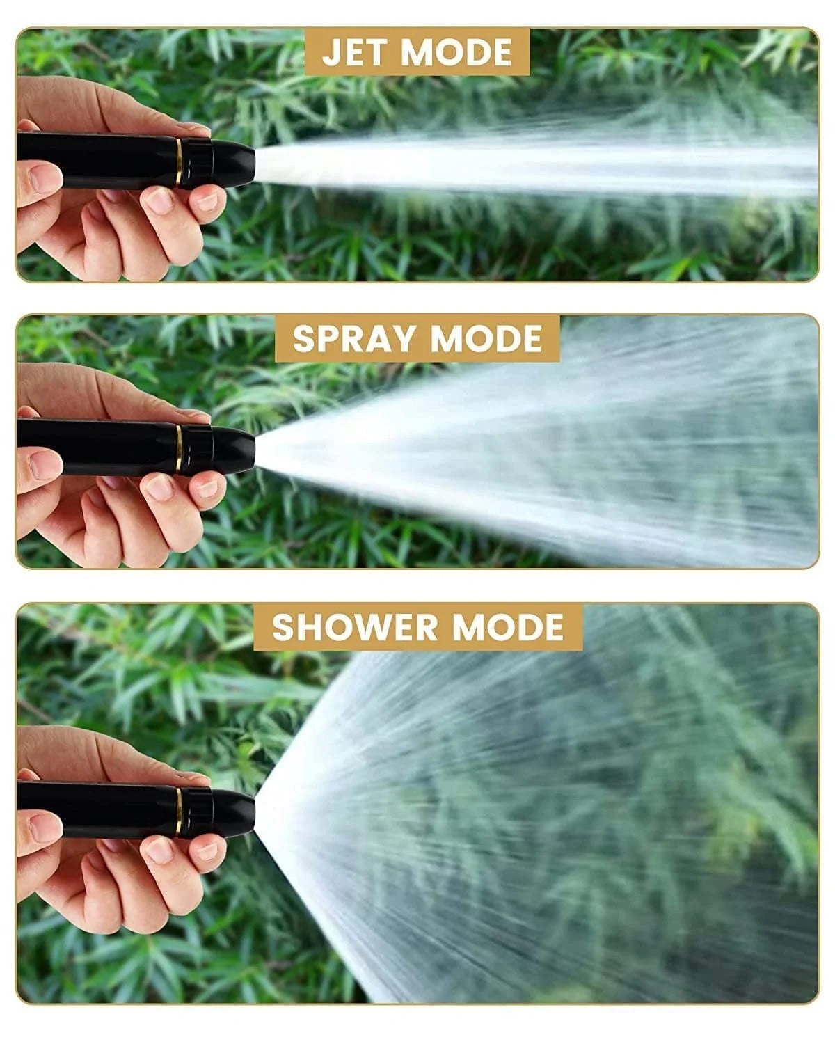 High Pressure Hose Nozzle – Adjustable Brass Water Spray Gun