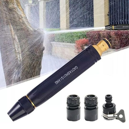 High Pressure Hose Nozzle – Adjustable Brass Water Spray Gun