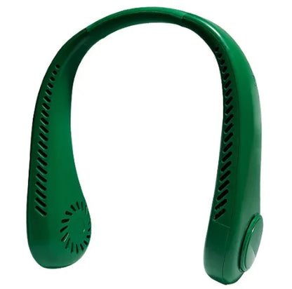 Portable Bladeless Neck Fan – USB Rechargeable Hands-Free Cooling Fan with 360° Airflow